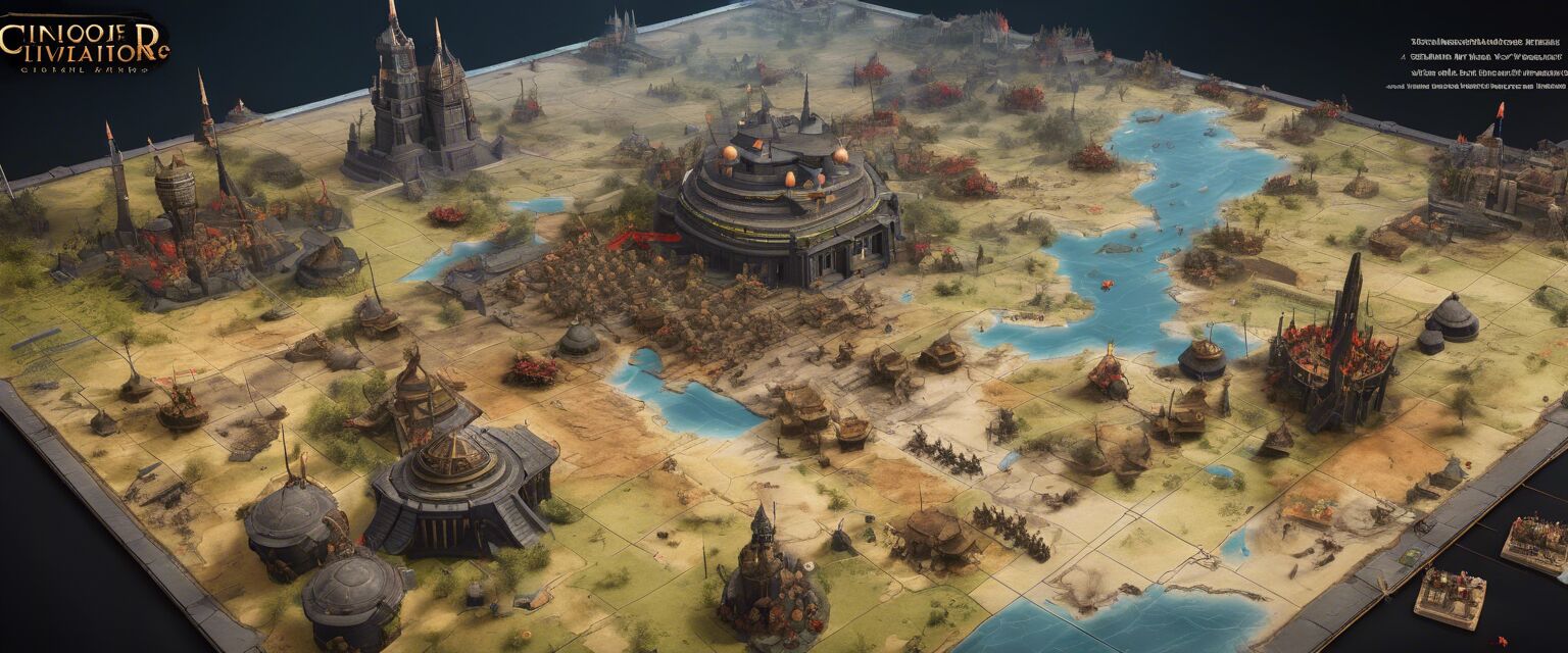 Map from a 4X strategy game