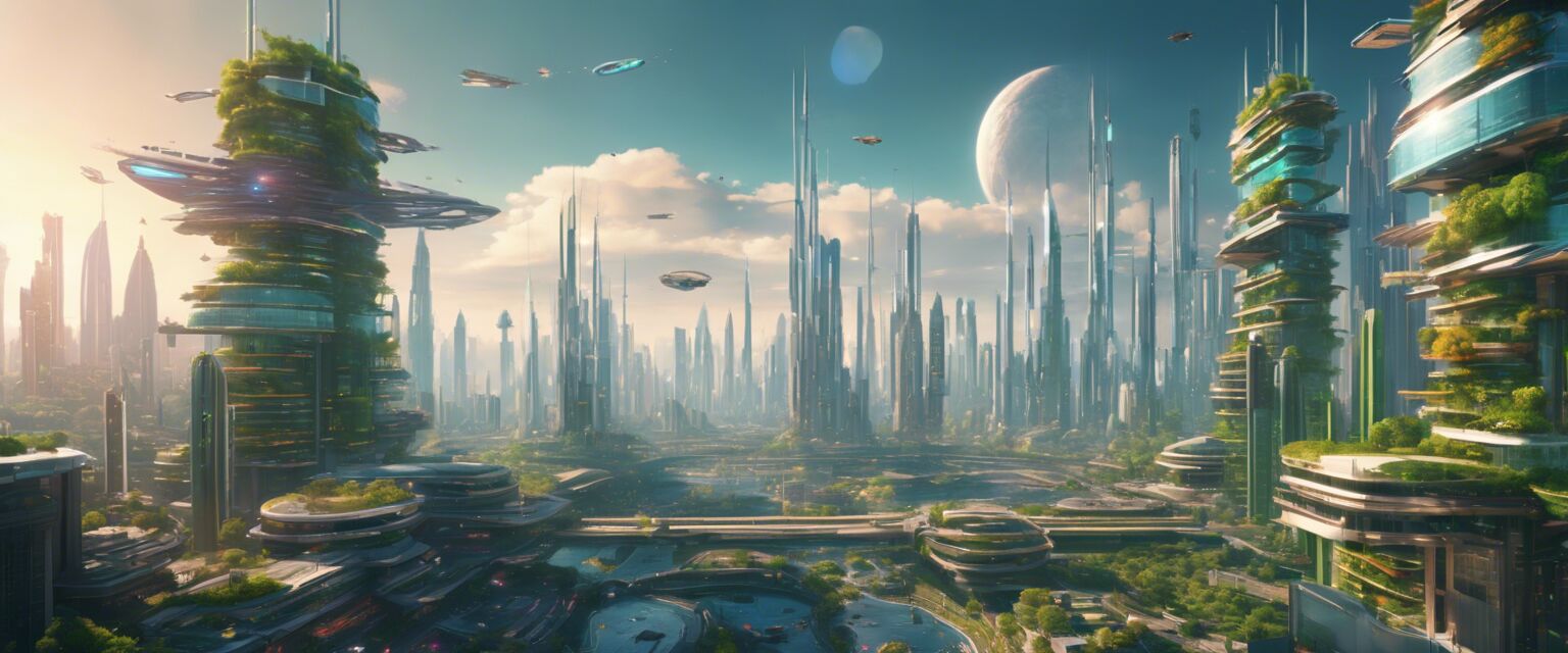 Futuristic city design
