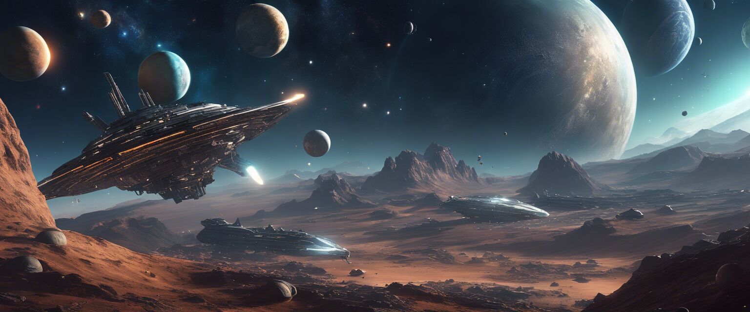 Galaxy in a 4X strategy game
