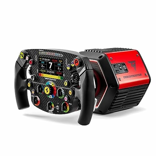 Thrustmaster racing wheel and controller